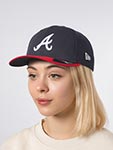 Бейсболка NEW ERA арт. 60646774 Atlanta Braves MLB (темно-синий / красный)